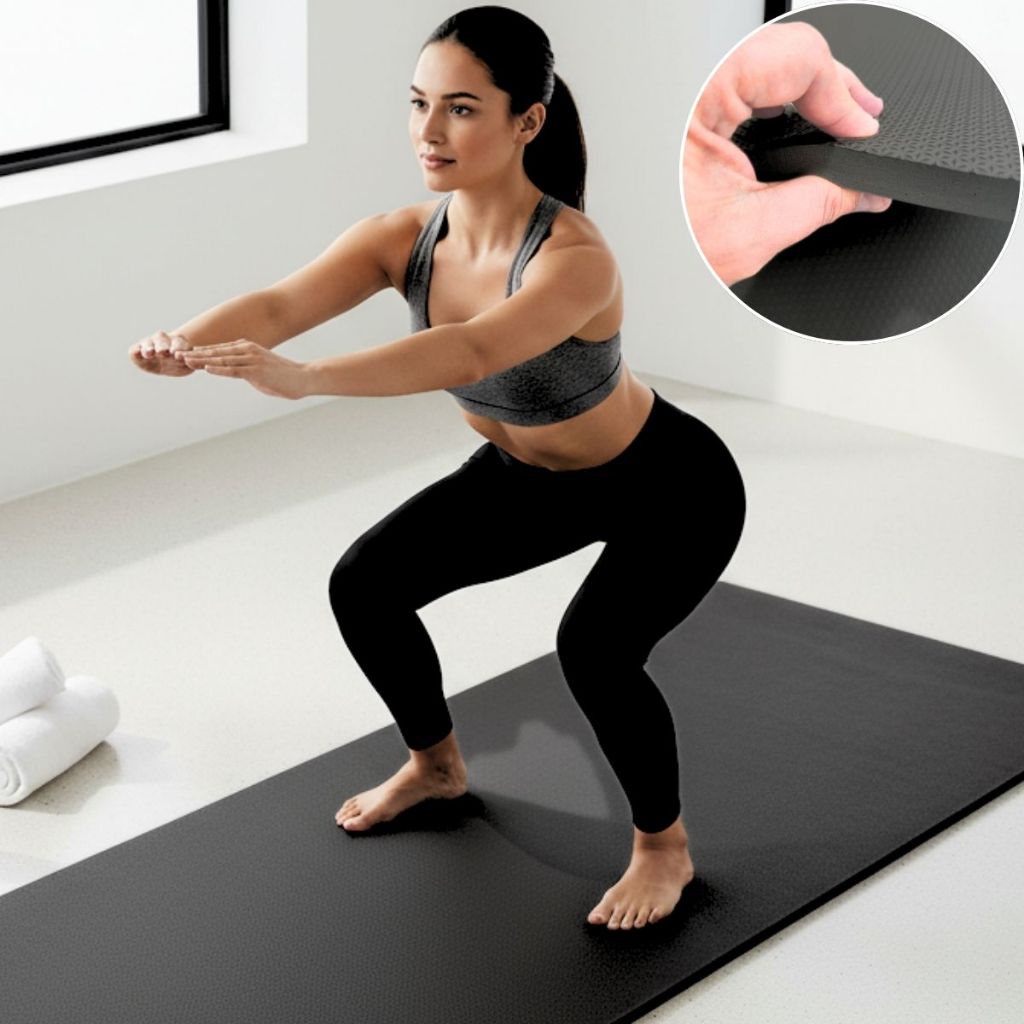 Colchonete Academia EVA 100x50cm 20mm Espessura Atividade Física Exercício Ginástica Aeróbica Yoga