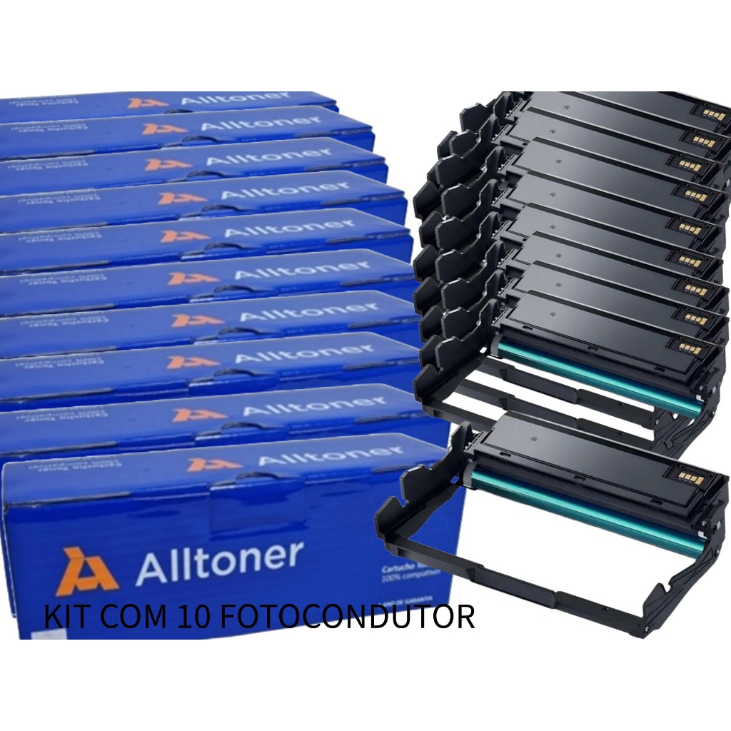 Combo com 10 Cartucho de Cilindro Compatível Com HP 332A W1332A W1332AC - W1330X|M432FDN M432 M408FDN M408 | 30k