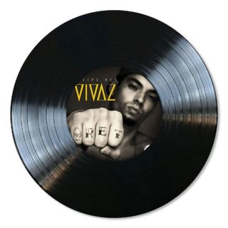 Disco de Vinil Decorativo Vintage Filipe Ret – Arte no Disco + Fita Dupla Face 3M