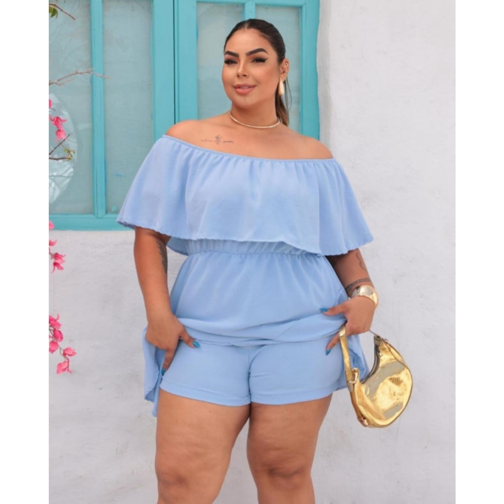 Macacao Macaquinho Curto Vestido Ciganinha Short Saia Elastano Elegante Festa Casamento Madrinha Lux