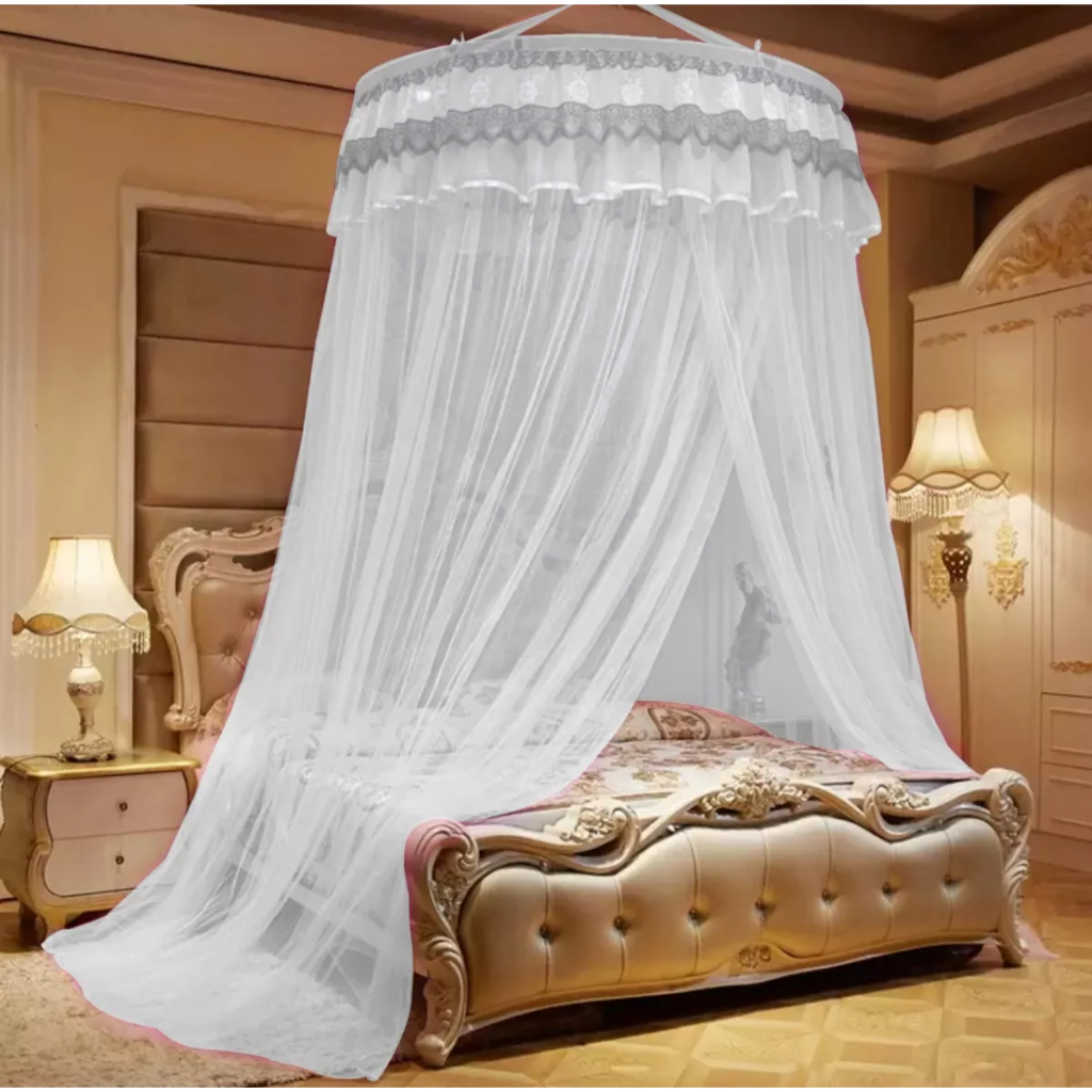 Mosquiteiro Cortinado de Teto de Casal Gigante Cama Box e Queen em Oferta na Shopee