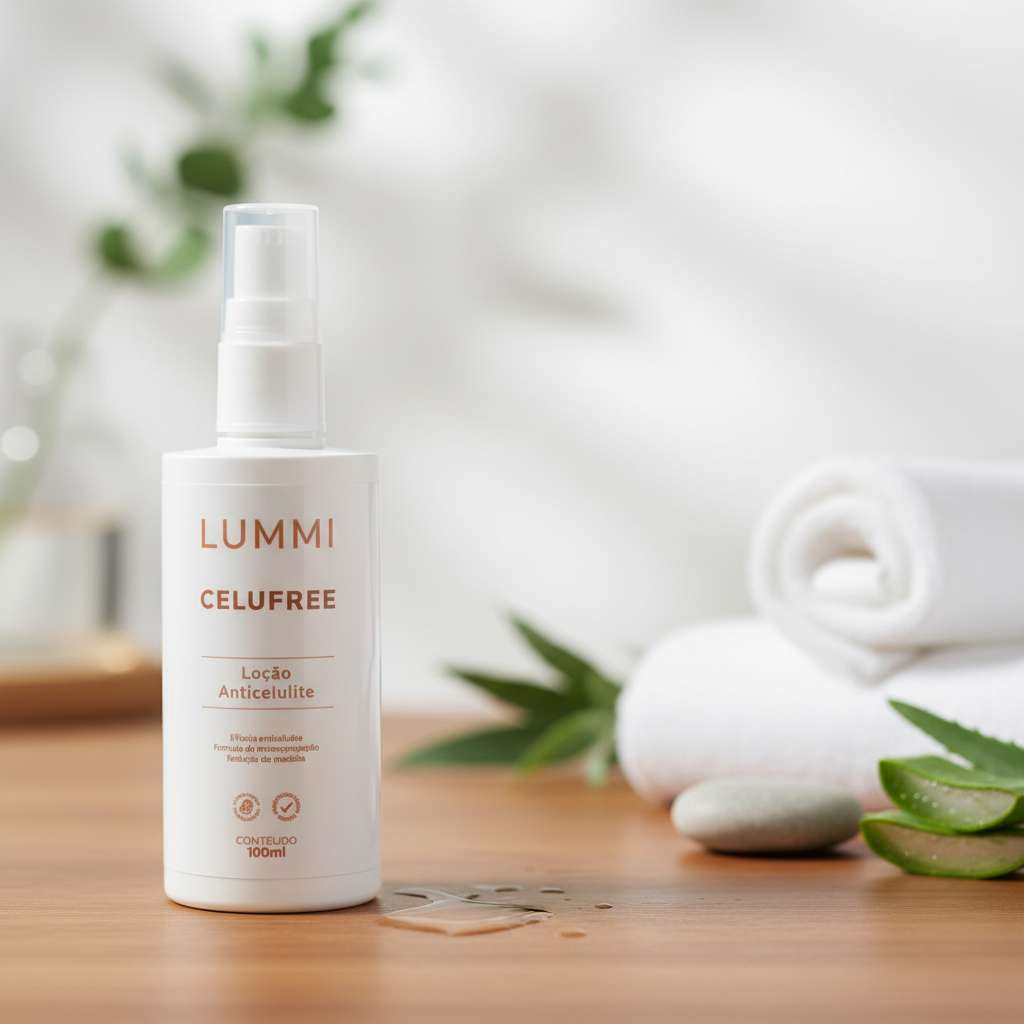 Loção Anticelulite 100ml Para Firmeza da Pele Uso Diário Corporal Massagem Modeladora