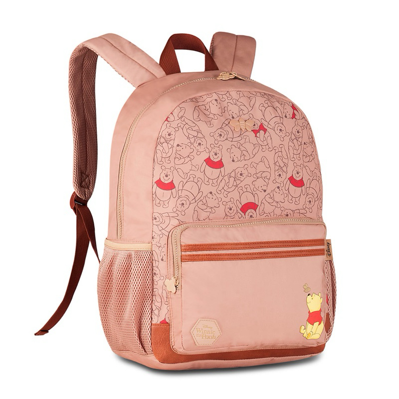 Mochila Costas / Estojo Box Urso Pooh - Ursinho Pooh marrom - Clio