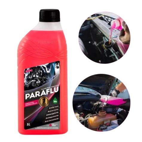 Aditivo de Radiador Concentrado Orgânico Rosa 1Litro Paraflu  detailer