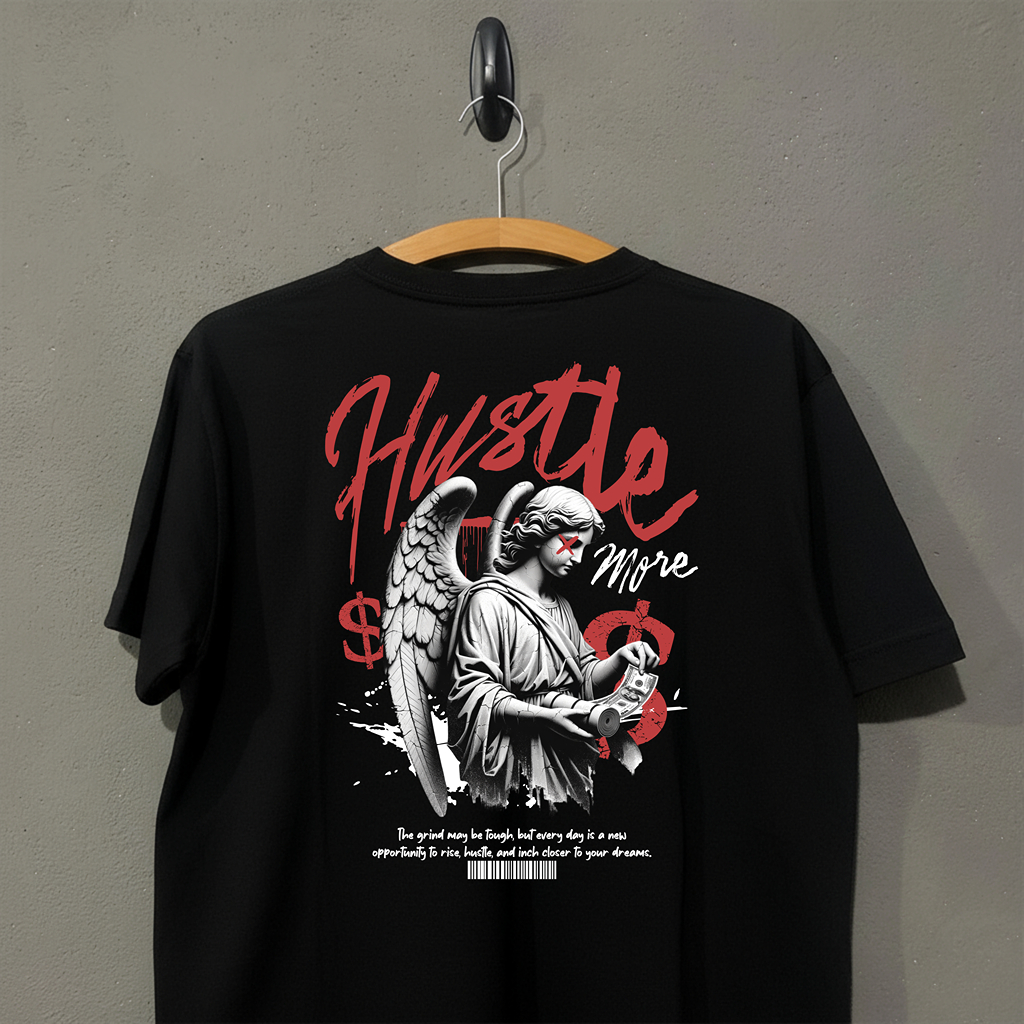 Camiseta Oversized Assalt Streetwear Estampada Moda Urbana Estilo Rua Camisa Larga Manga Curta Jovem