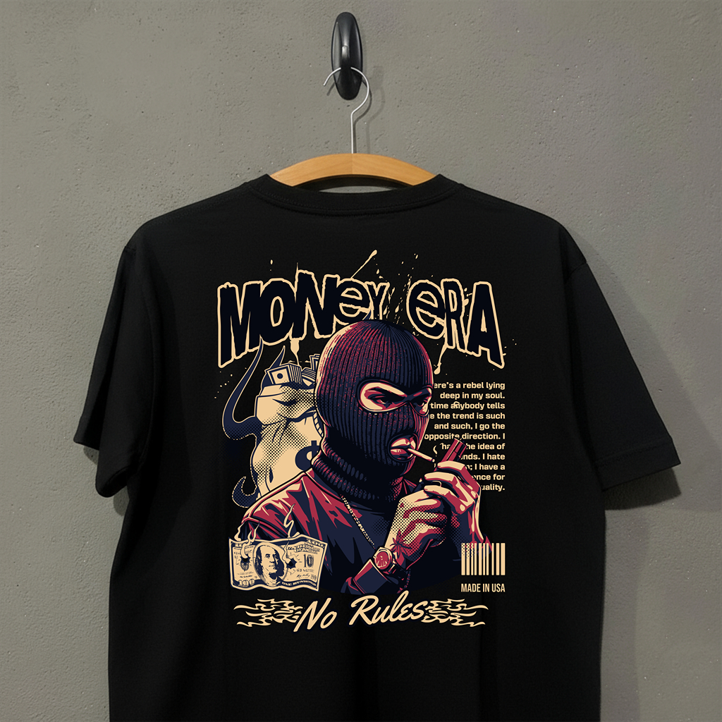 Camiseta Oversized Assalt Streetwear Estampada Moda Urbana Estilo Rua Camisa Larga Manga Curta Jovem