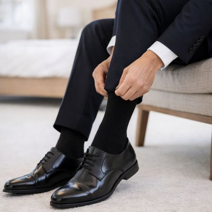 Meia social 100% Poliamida – Mais fina respirável, resistente, cores variadas e ideal para o verão em Oferta na Shopee