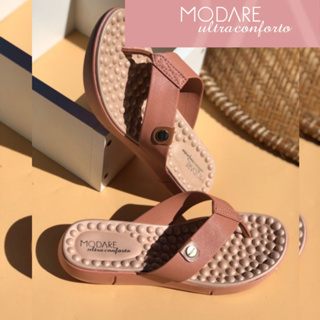 Sandália Rasteirinha Feminina Chinelo Ortopédico Conforto Modare Feminino Esporão Massageador Camel em Oferta na Shopee