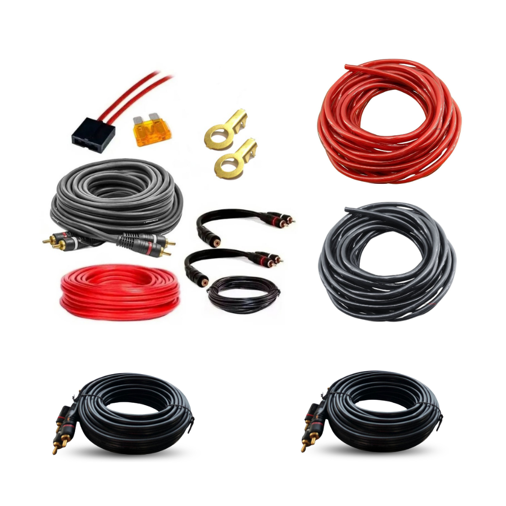 Kit Instalação Som Automotivo 800 a 1200WRMS Permak RCA