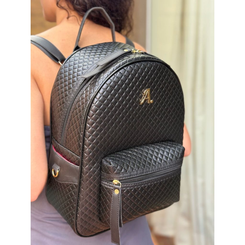 Mochila Grande Feminina Faculdade Alças de Costas Ali Freitas