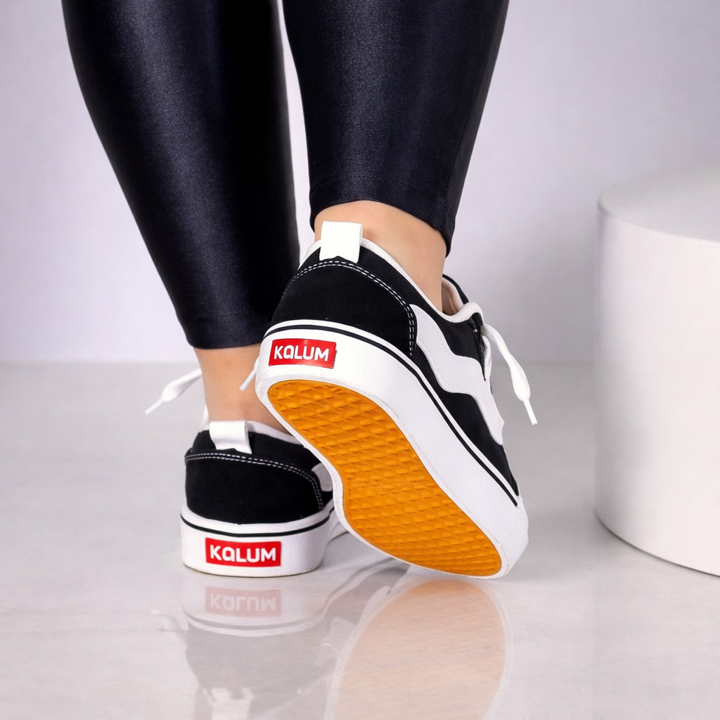 Tênis Branco Unissex Casual Solado Alto Leve Conforto Ideal Para o Dia a Dia 34 a 43 em Oferta na Shopee