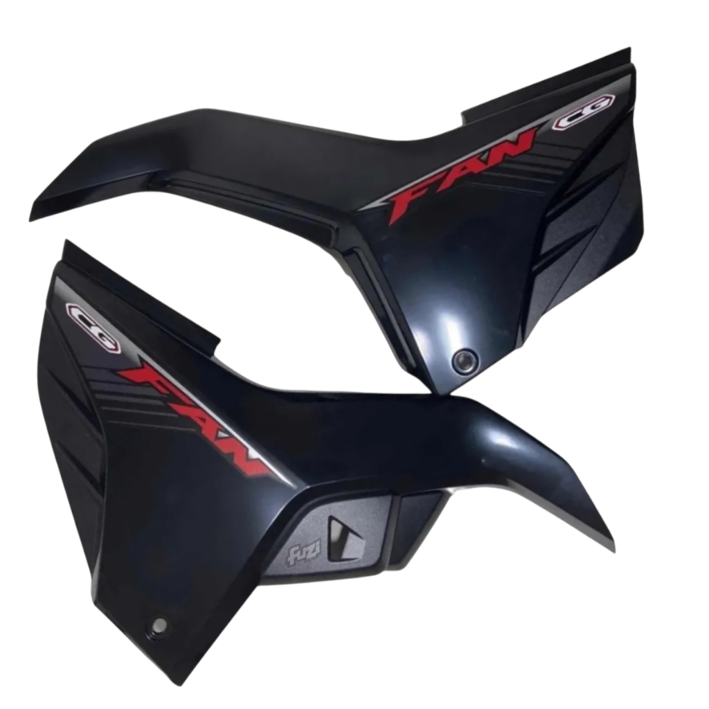 Tampa Lateral Fan 2019 Cinza Metalico Una Par em Oferta na Shopee