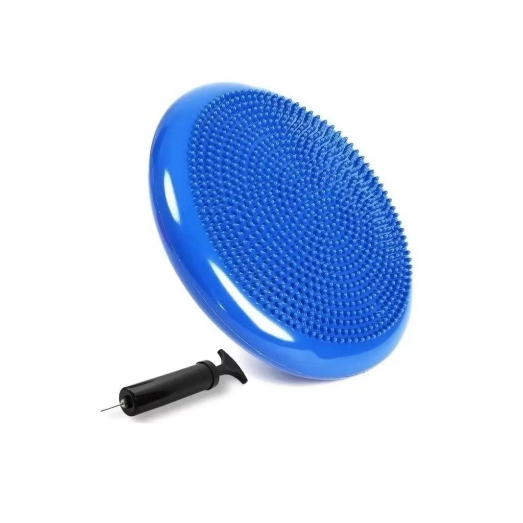 Almofada Disco de Equilíbrio Inflável 33cm com Superfície Rugosa para Massagem fortalecimento em Oferta na Shopee