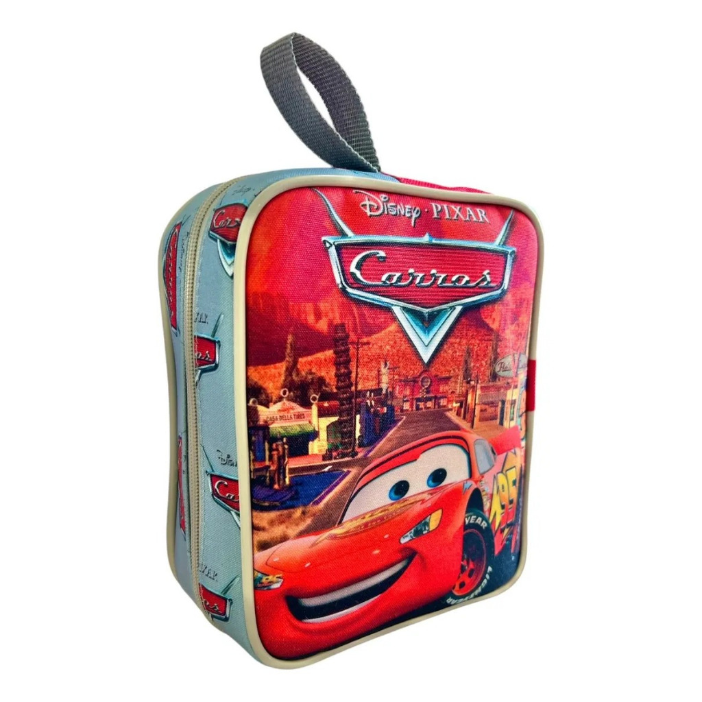 Estojo Estojão De Lápis Escolar Relâmpago Macqueen Carros Vermelho Carros