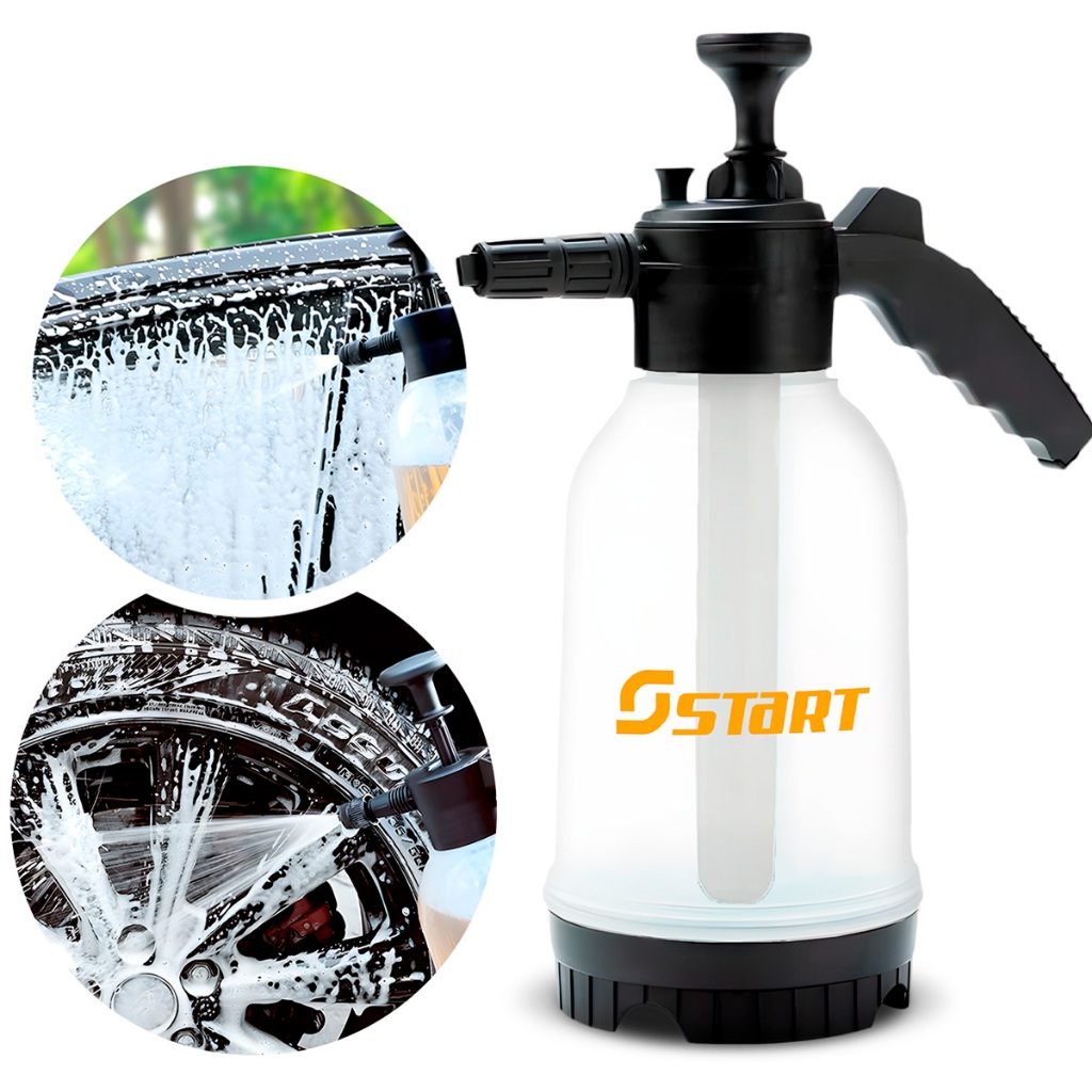 Pulverizador Borrifador 2 Litros Snow Foam Manual Spray De Alta Pressão Spuma E Bico Start em Oferta na Shopee
