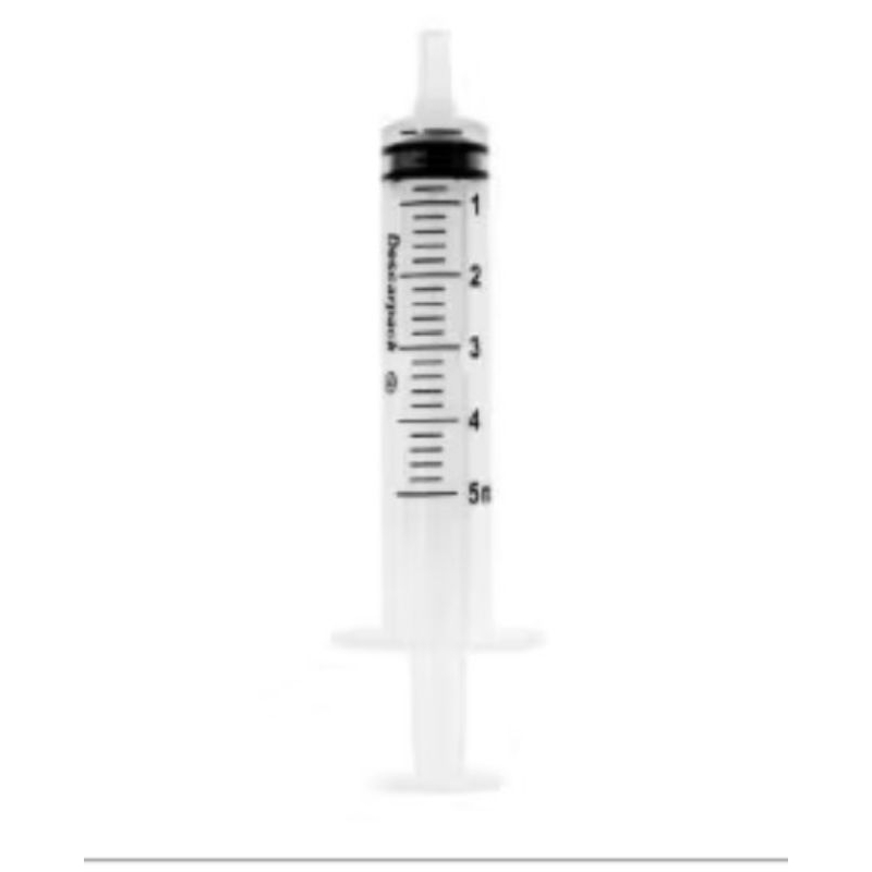 5ML SERINGA BICO OU ROSCA
