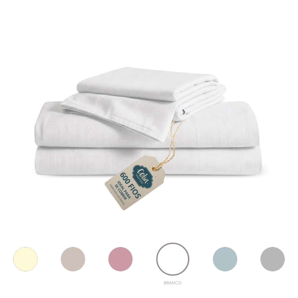 Lençol Avulso King SEM Elástico 600 Fios Algodão Egípcio em Oferta na Shopee