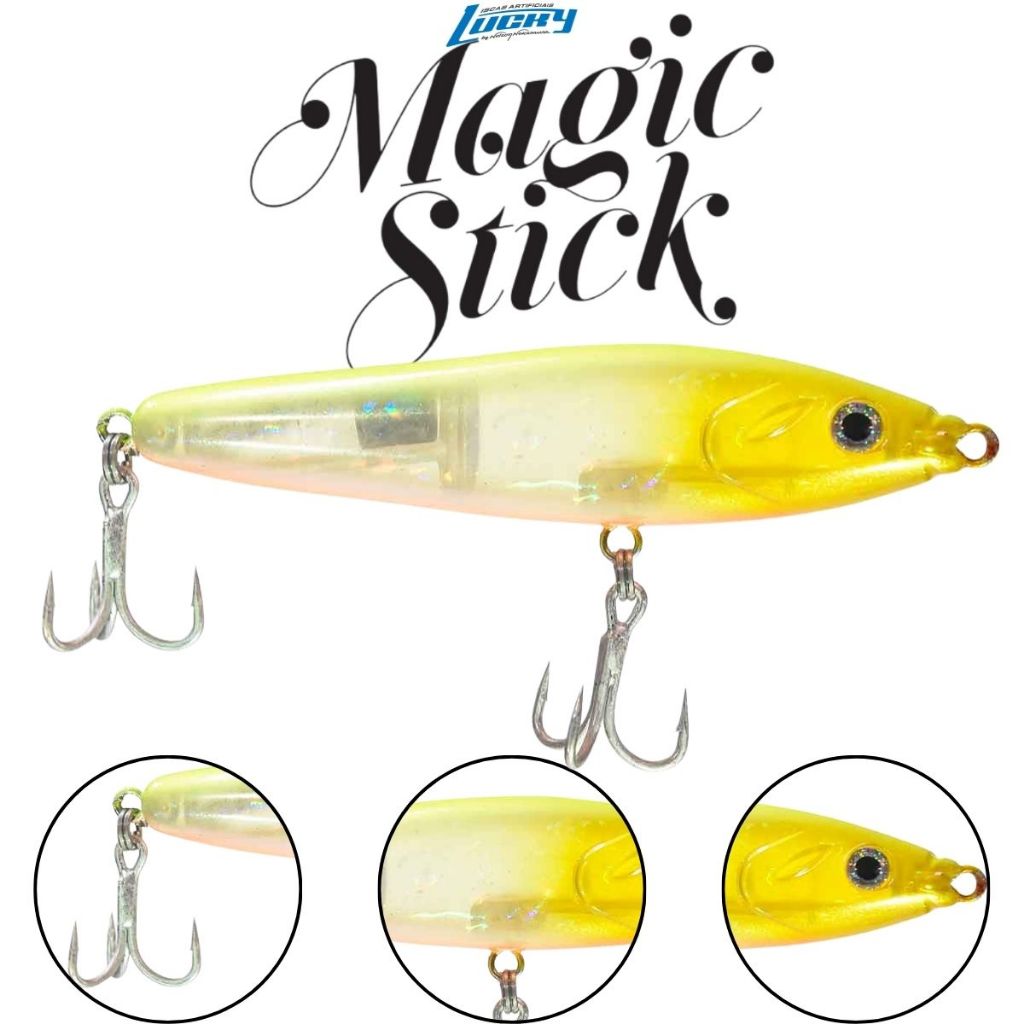 ISCA NELSON NAKAMURA MAGIC STICK 80 - 8CM 10G HOLOGRÁFICA