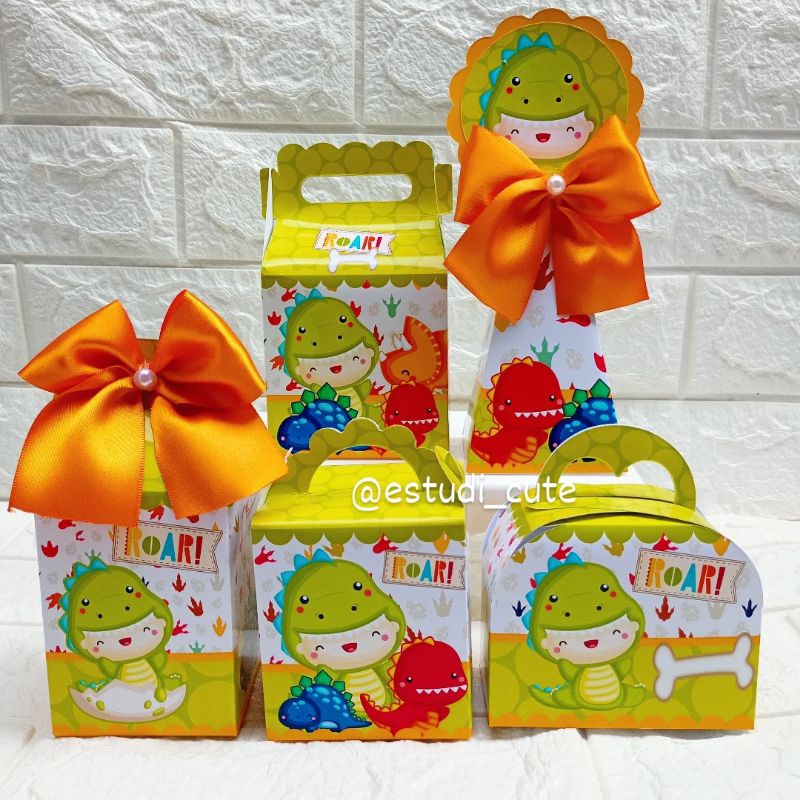Kit caixinhas personalizada Dino Baby ( PEGUE E MONTE ) Lembrancinha para festa infantil aniversário mimo personalizados