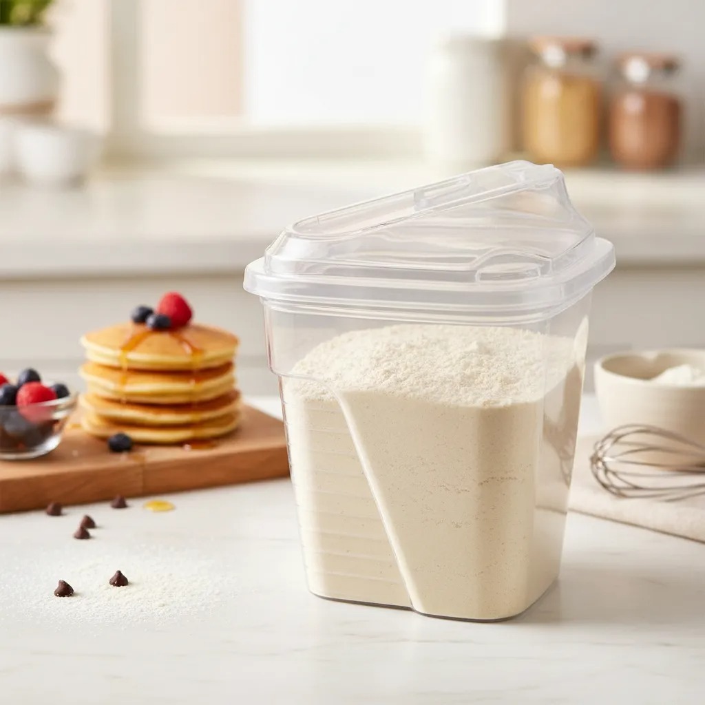 Organizador Plástico Dosador Farinheiro, Açucareiro, Saleiro Multiuso 900ml