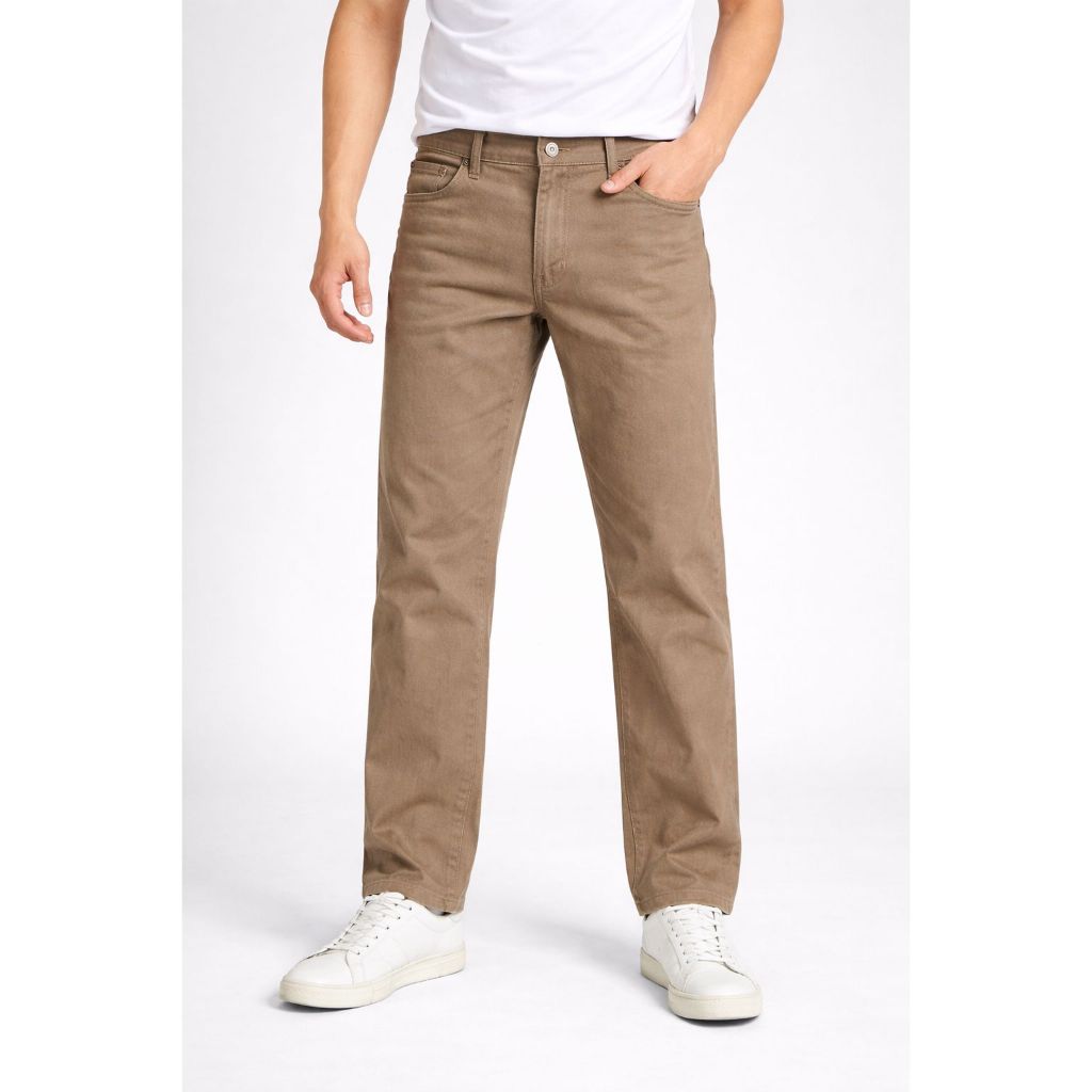 calça masculina corte reta confortável em Oferta na Shopee