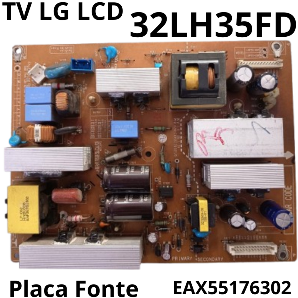 2903 Placa Fonte para tv LG LCD Modelo: 32LH35FD