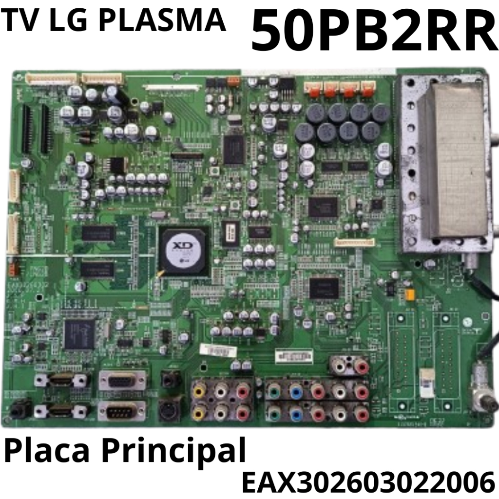 2904 Placa Principal para tv LG PLASMA Modelo: 50PB2RR