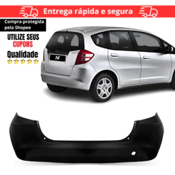 Parachoque Traseiro Fit 2009 2010 2011 2012
