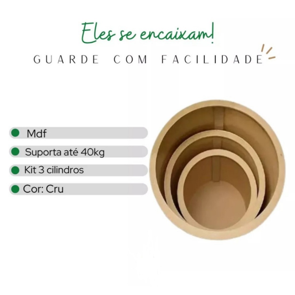 Kit Arco com Mesas MDF Cilindro P,M e G Decoração para Festa — imagem 2 de 2