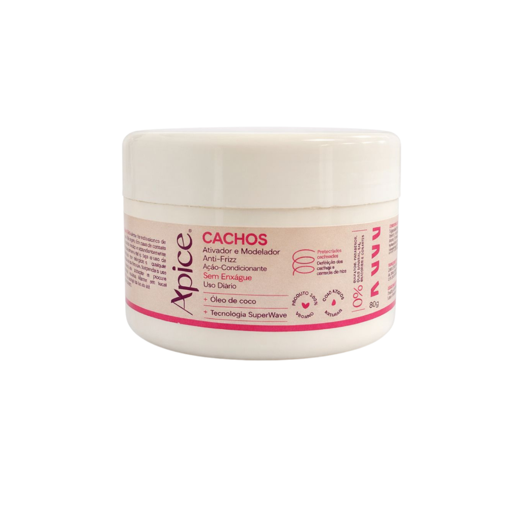 Ativador de cachos Cachos Apice 80g Ativador de cachos Modelador