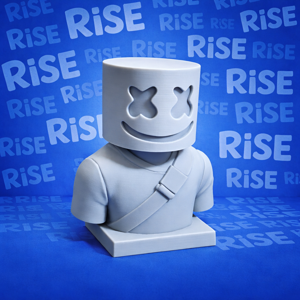 Busto MARSHMELLO gamer FORTNITE exclusivo imediato brinquedo boneco decoração games jogos ps5 xbox