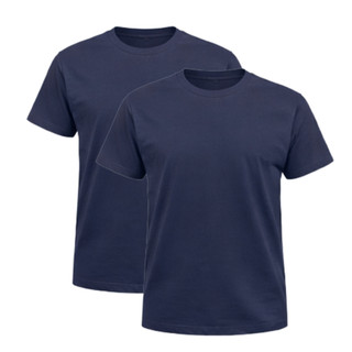 Kit 2 Camisetas Lisas Básicas 100% Algodão Penteado Premium