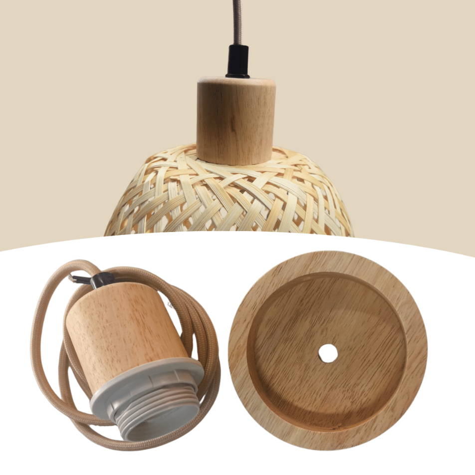 Fio Elétrico Para Pendente Cor Marrom Madeira 1 Metro Fiação Lustre Pendente Canopla De Madeira em Oferta na Shopee