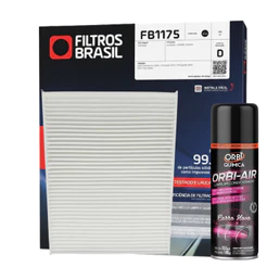 Kit Filtro Ar Condicionado Higienizador Carro Novo Jeep Renegade Compass Fiat Toro