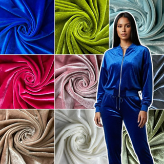 Tecido Veludo Cristal Malha 1,60m Poliéster Elastano Brilho Macio Encorpado para Confecçao Decoraçao em Oferta na Shopee