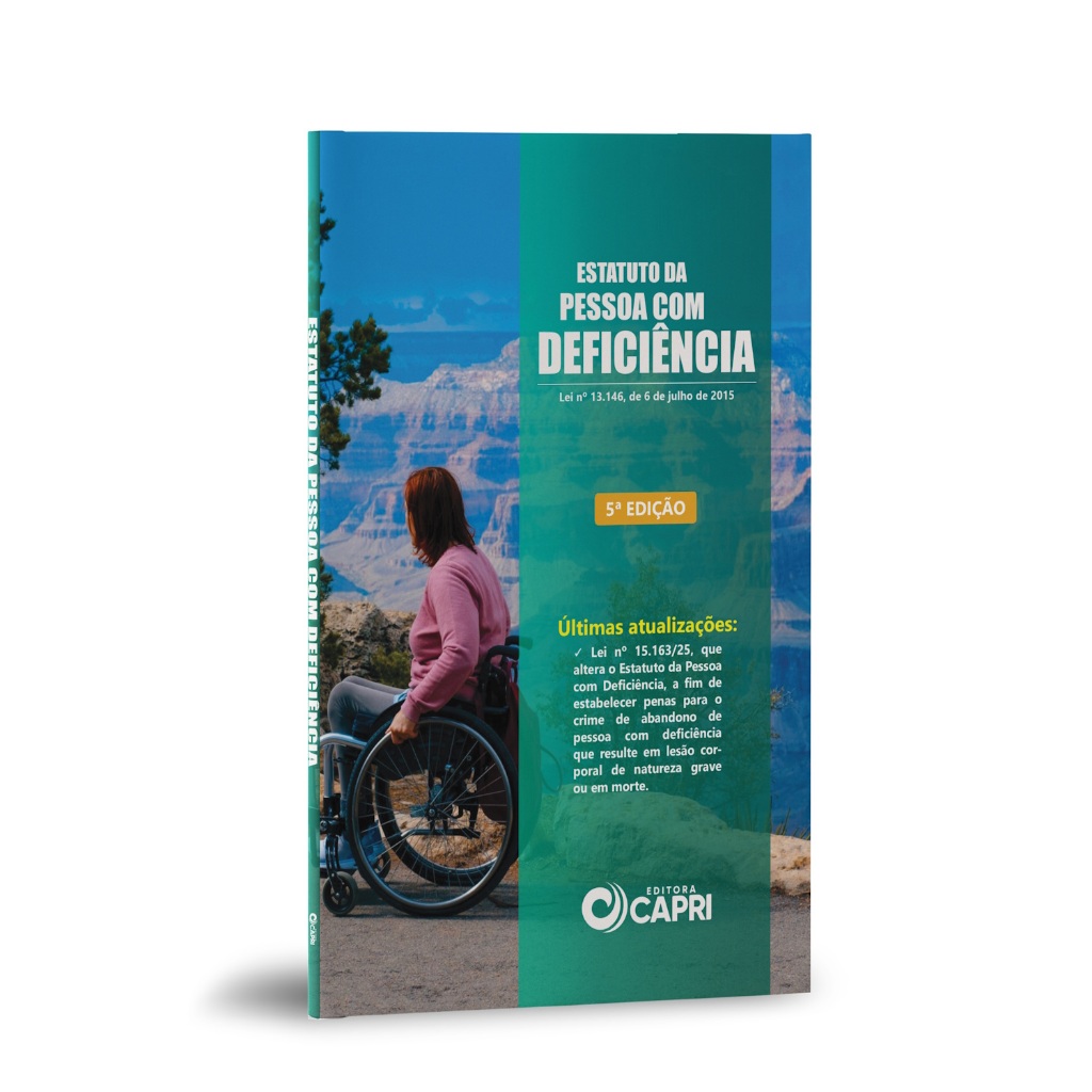 Livro Estatuto da Pessoa com Deficiência Atualizado - 5ª Edição