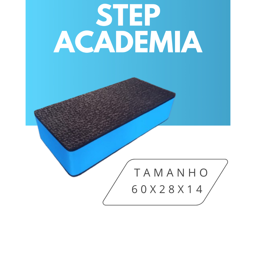 STEP DE ACADEMIA EM EVA 60x28x14 cm em Oferta na Shopee