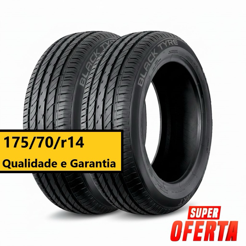 KIT 2 Pneus 175/70/r14 Remold Borracha Vipal Premium Com Garantia