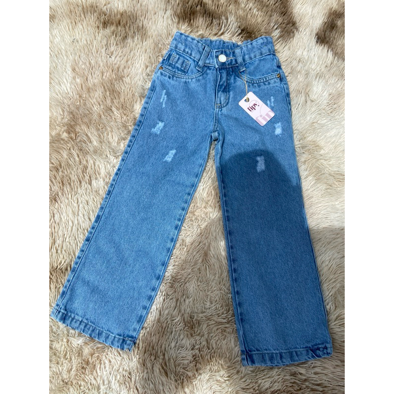 Calça wide legue. em Oferta na Shopee