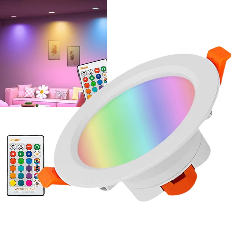 Lâmpada Led RGBW Bulbo Colorido E27 Bivolt 110/220v com Controle Remoto 16 Cores