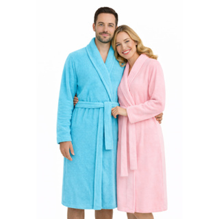 Roupão Microfibra Aveludado Adulto Feminino Masculino Unissex Inverno M G em Oferta na Shopee