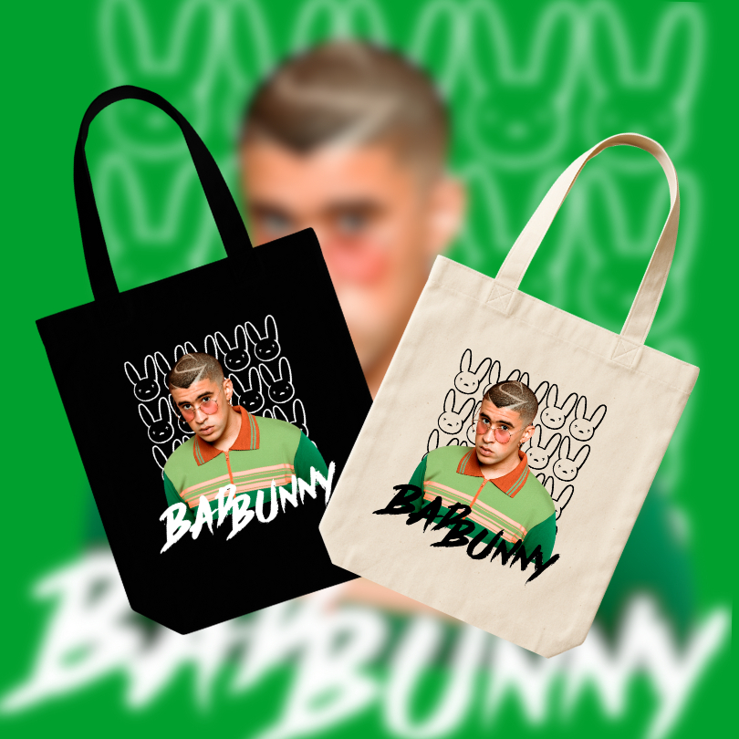Ecobag Benito Rhythm Latinho l Bad Bunny Musica Latina Reggaeton l 100% Algodão