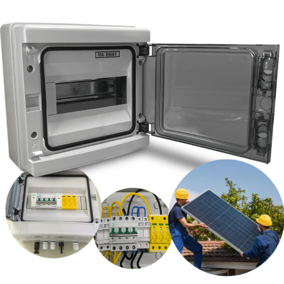 Quadro P/ Montagem String Box 8 Polos Caixa Sobrepor (ip65)