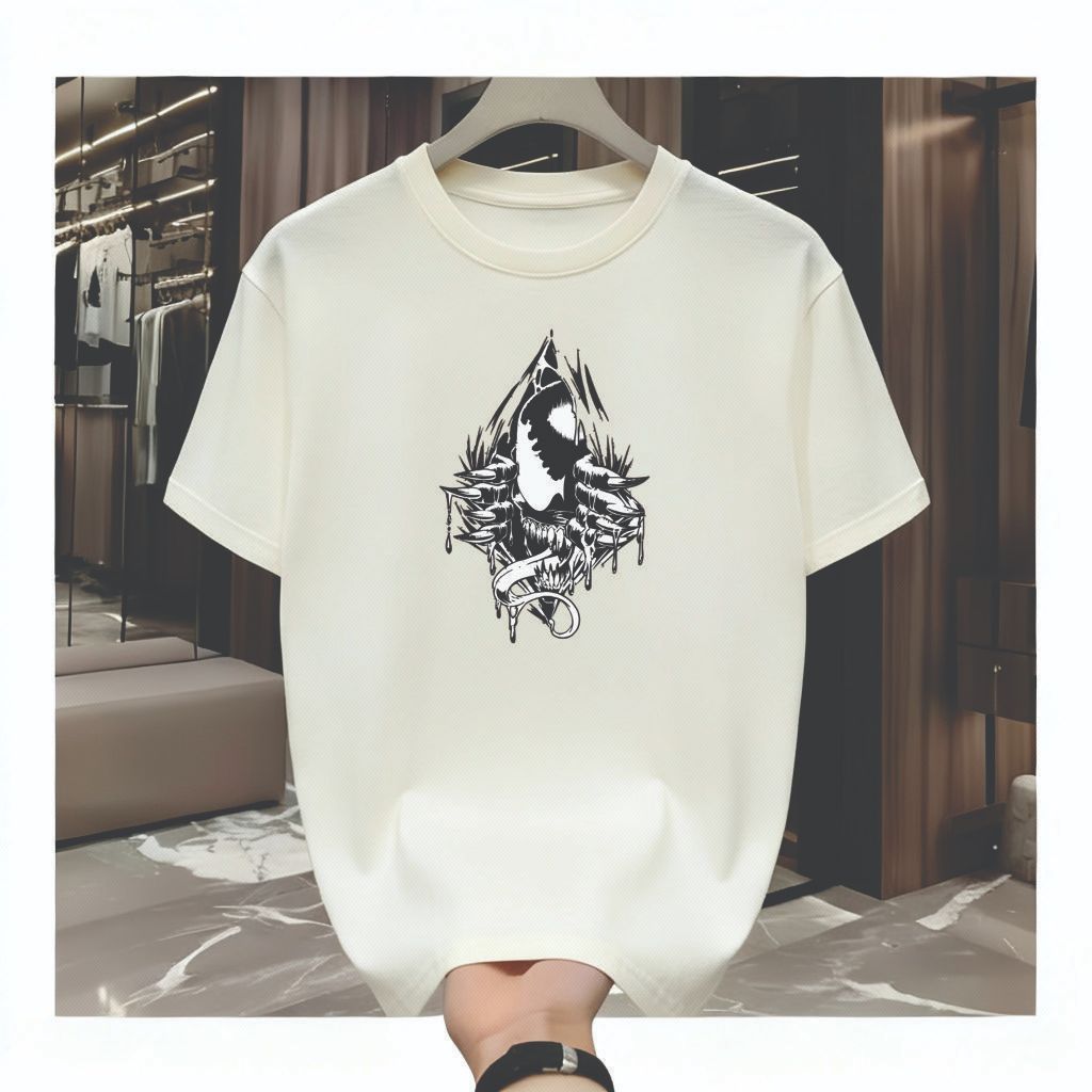 Camiseta tradicional camisa masculina 100%algodão street classico anime geek spiderman venom