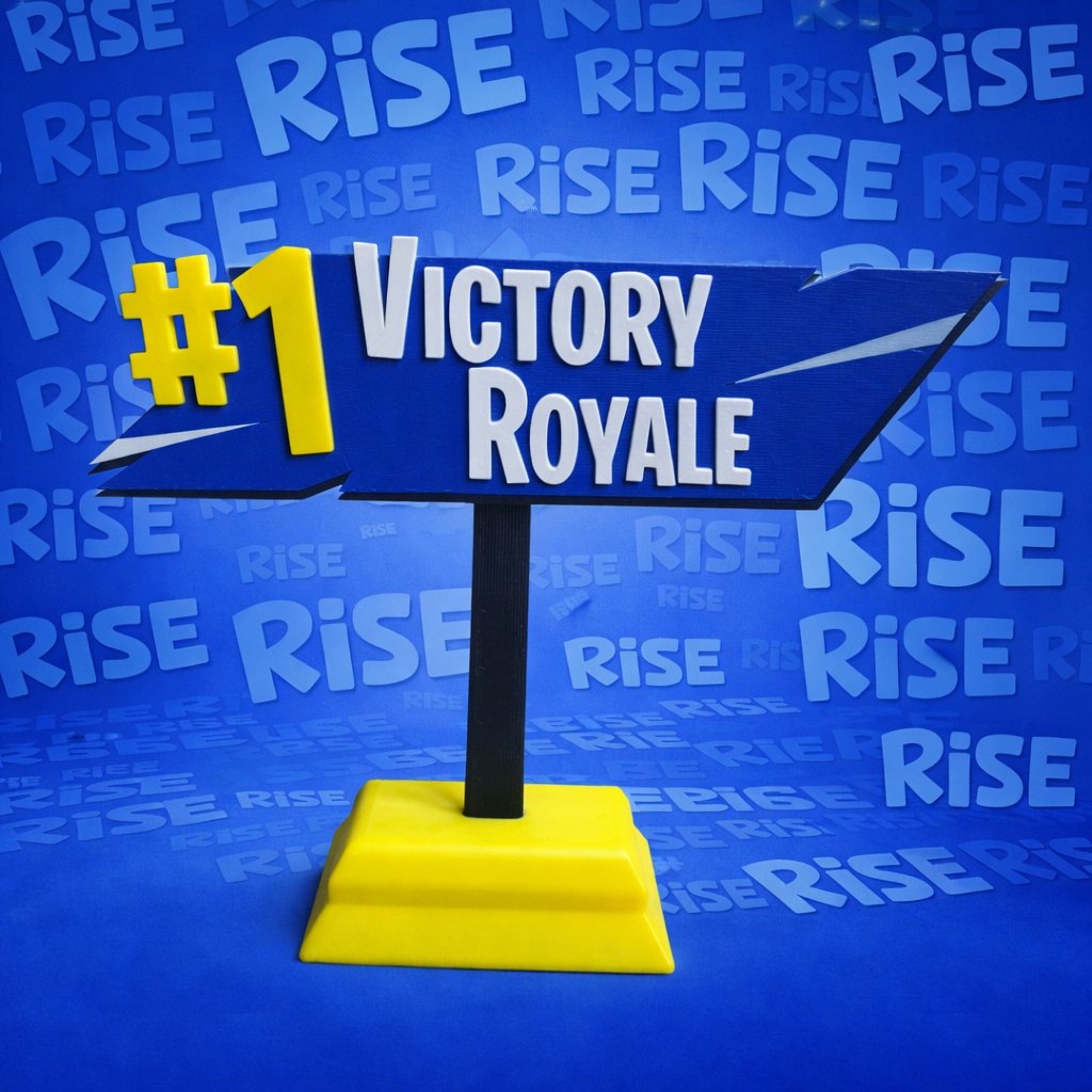 VICTORY ROYALE Troféu FORTNITE gamer battle royale decoração impressão 3D ps5 ps4 xbox IMEDIATO