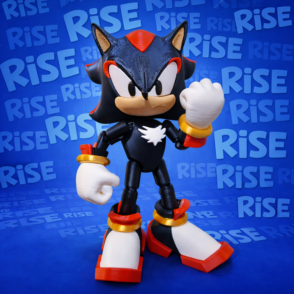 SONIC SHADOW boneco articulado pc gamer ps5 ps4 xbox brinquedo decoração imediato exclusivo shadows