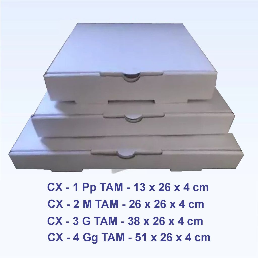 kit com 5\10\20 caixas para doces e salgados tamanhos variado cm para salgado, pizza e doces