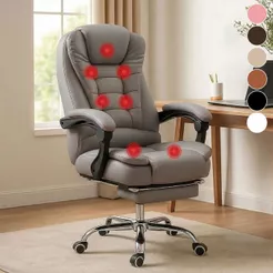 Cadeira Presidente Massageadora Home Office – 7 Modos de Massagem