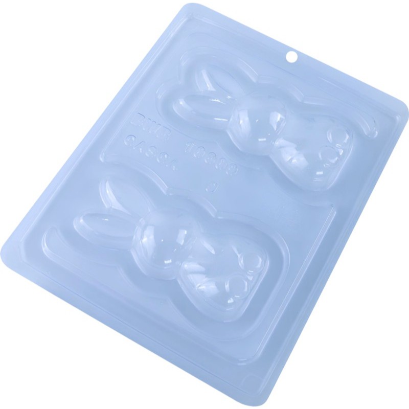 Forma Coelho Encantado Pequeno Cod.10609 3 Partes C/ Silicone Bwb