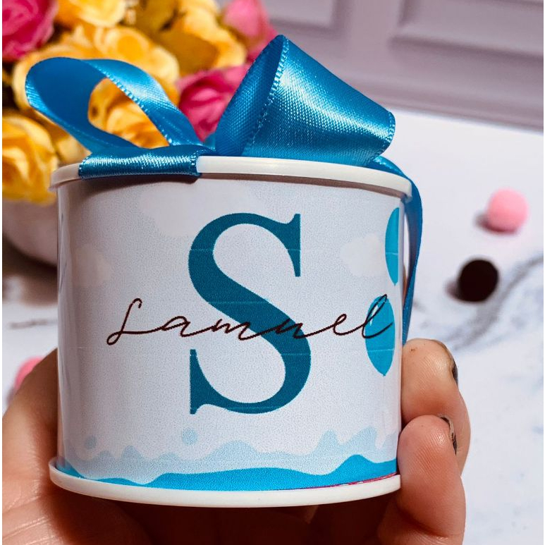 Kit tubolata personalizada 5x6 - Lembrancinhas Arca de Noé | chá de bb | maternidade | aniversário